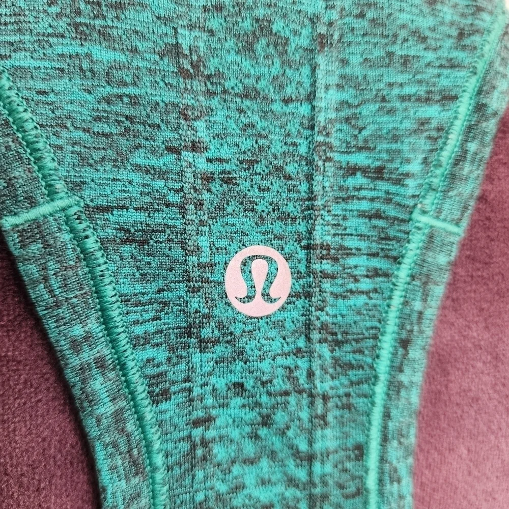 Lululemon Women's Size 8 Dark Green Heather Racerback Stretch